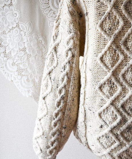 【Seek an nur】Ireland Alan Cable Knit Sweater