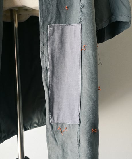 【tiny yearn】⁡60's French Embroidered Painted Work Coat