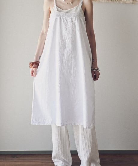 【Seek an nur】1890-20's antique night slip dress