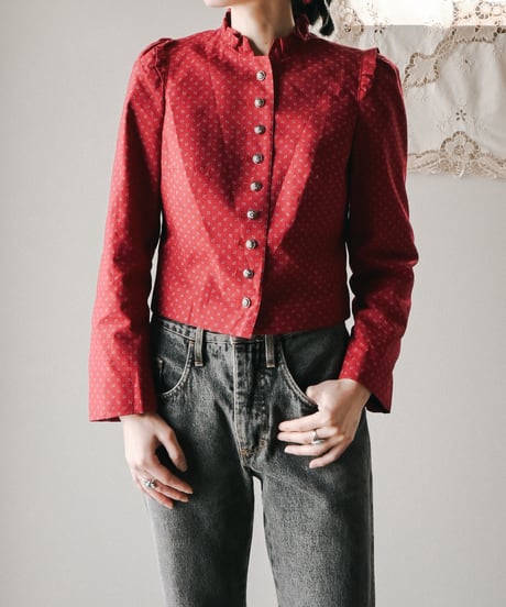 【Seek an nur】Tyrolean cotton trachten jacket