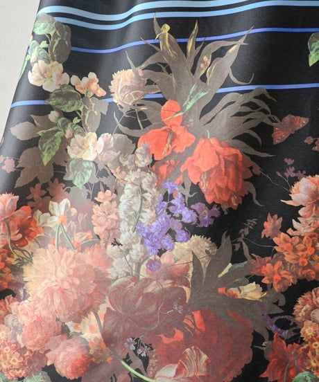 【tiny yearn】1970's euro floral maxi dress