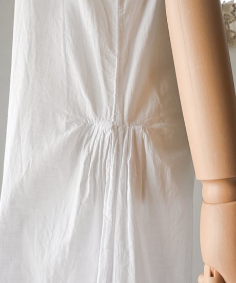 【Seek an nur】1920-40's antique cotton night dress