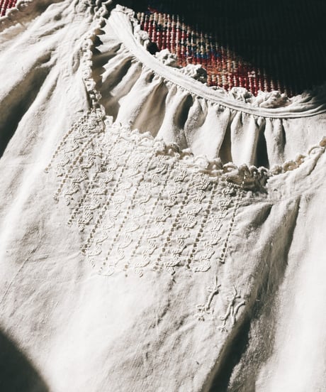 【Seek an nur】France Antique Linen Night Dress