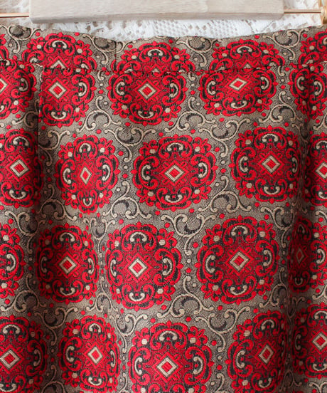 【Seek an nur】1970's Vintage German Jacquard Maxi Skirt