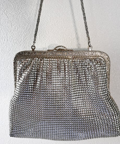 【Goods】Vintage Metallic Mesh Evening Bag
