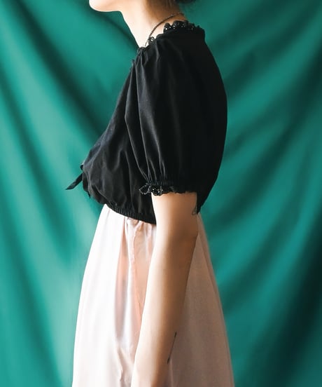 【Seek an nur】Euro Cropped Puff Dirndl Blouse