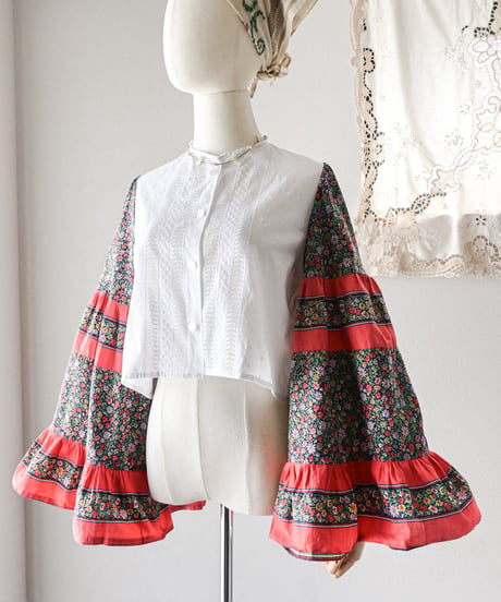 【curoam】Vintage Skirt Reworked Blouse