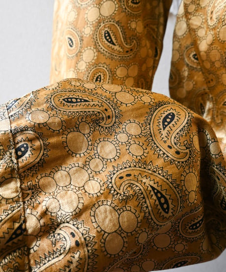 【Seek an nur】Euro Paisley Satin Easy Pants
