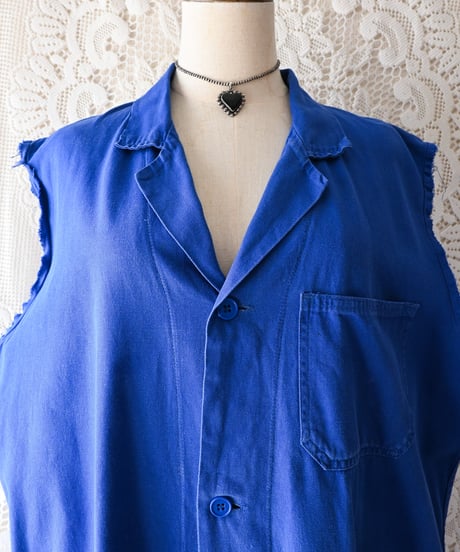 【Seek an nur】⁡Euro Work Cutoff Vest