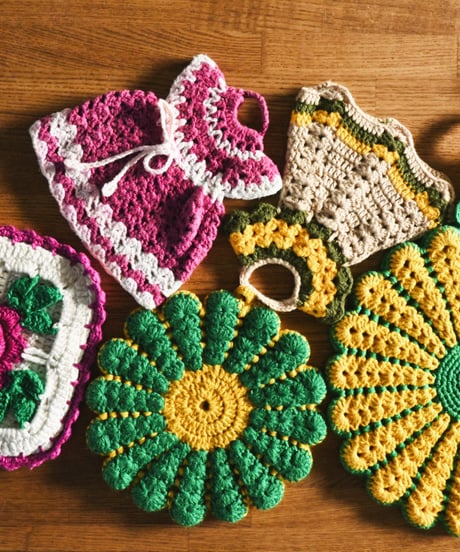 【Goods】Vintage Hand Crocheted Hot Pad