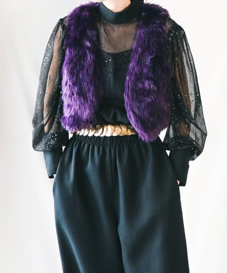 【Seek an nur】⁡Faux Fur Vest