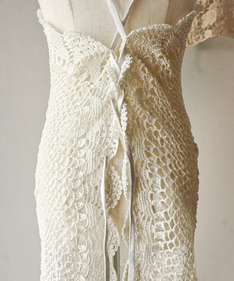【Seek an nur】Vintage crochet dress