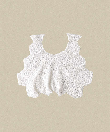 【Seek an nur】Vintage cotton crochet cami