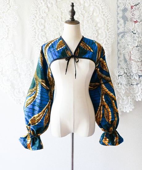 【tiny yearn】African Batik Bolero & Pants Set up