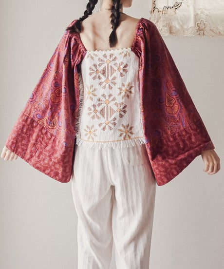 【curoam】Vintage Skirt Reworked Blouse