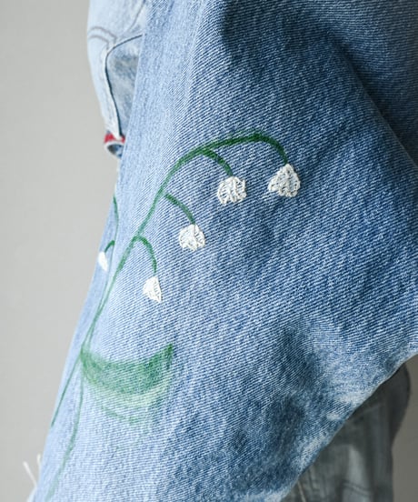 【curoam】Levi's denim pants reworked jacket