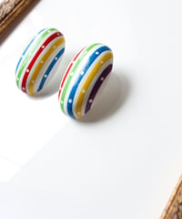 〈Accessory〉Vintage Painted Wood Pierce