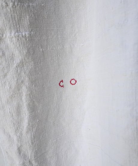 【Seek an nur】1890-1920's French Antique Linen Smock