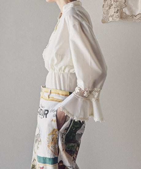【Seek an nur】Euro cropped puff dirndl blouse