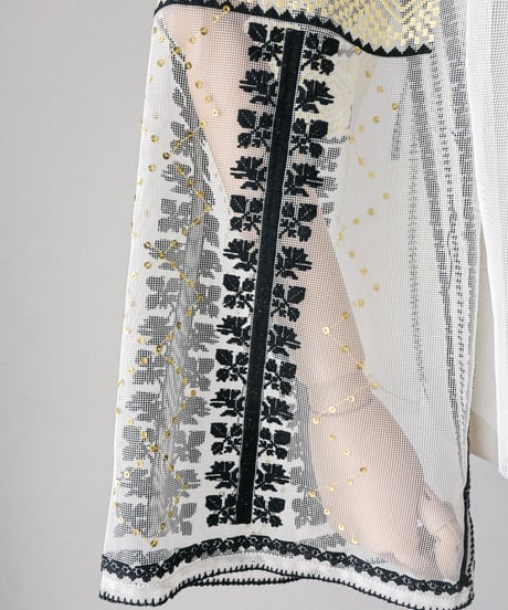 【Seek an nur】Romanian vintage embroidered le blouse