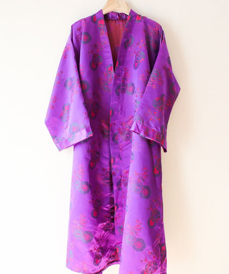 【tiny yearn】Embroidered Purple China Gown