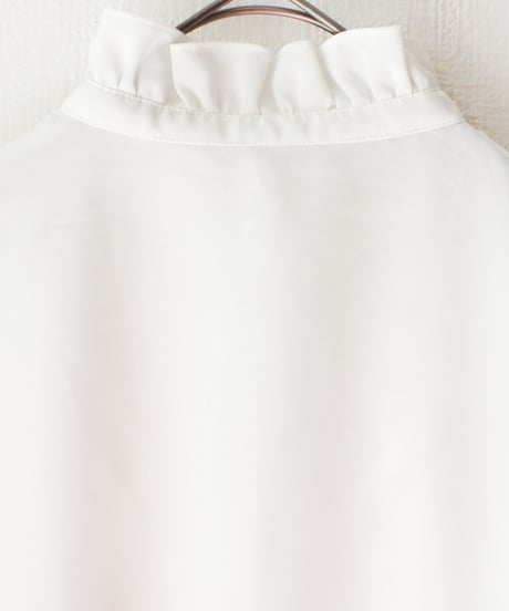 【Seek an nur】Frill Lace White Blouse