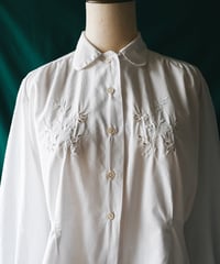 【Seek an nur】⁡1900~20's Embroidered Night Blouse