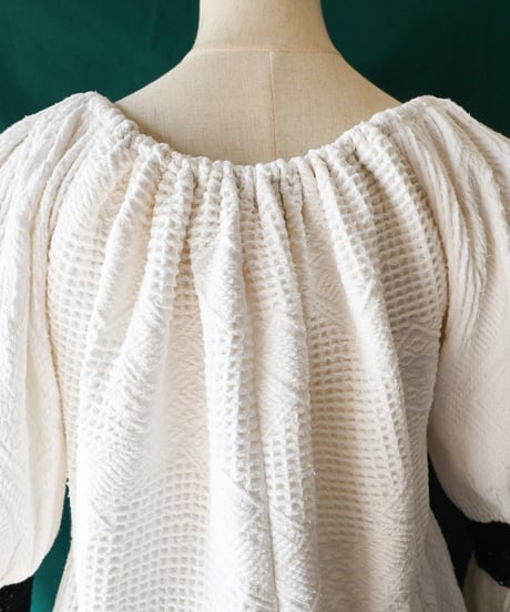 【Seek an nur】Romanian Vintage Waffle Dress
