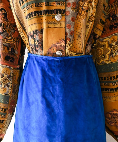 【tiny yearn】1970's Vintage Velvet Maxi Skirt