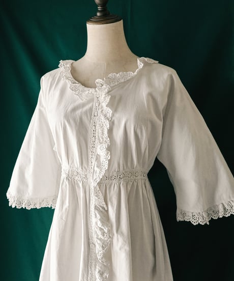 【Seek an nur】Early 20th c. night gown dress