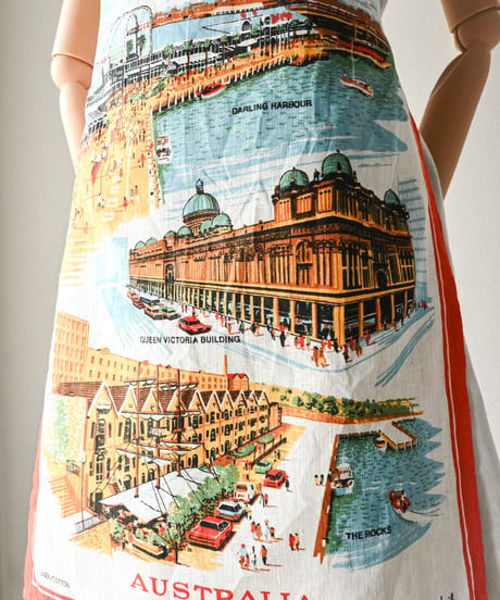 【curoam】Heil Sydney linen souvenir apron