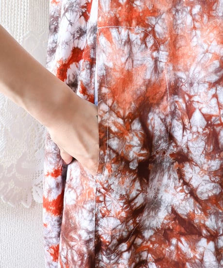 【tiny yearn】African Batik Maxi Dress