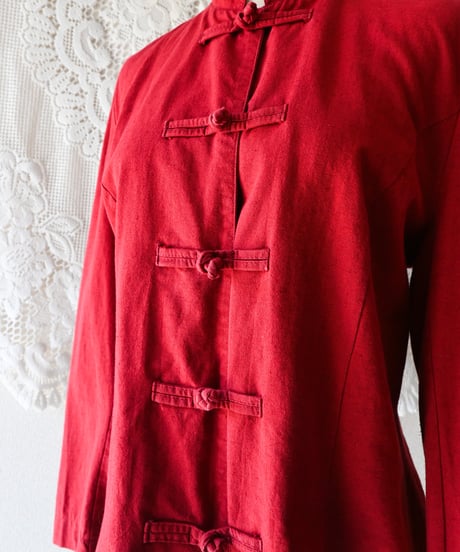 【tiny yearn】China Design Linen Shirt/Jacket