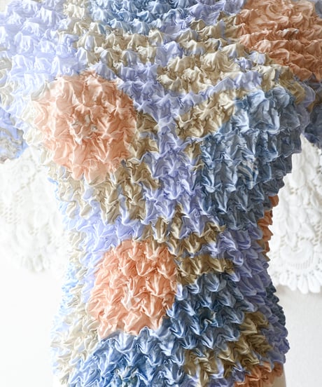 【tiny yearn】Euro Floral Popcorn Tops