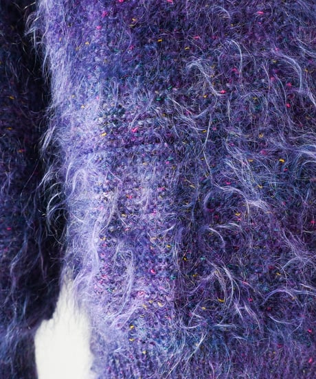 【Seek an nur】Fancy Mohair Knit Cardigan