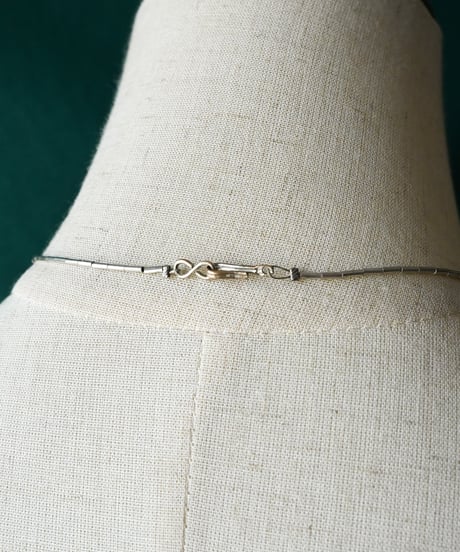 〈Accessory〉Native American Silver Fetish Bird Necklace