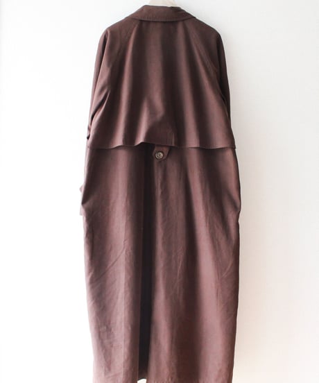 【Seek an nur】Brown Balmacaan Over Coat