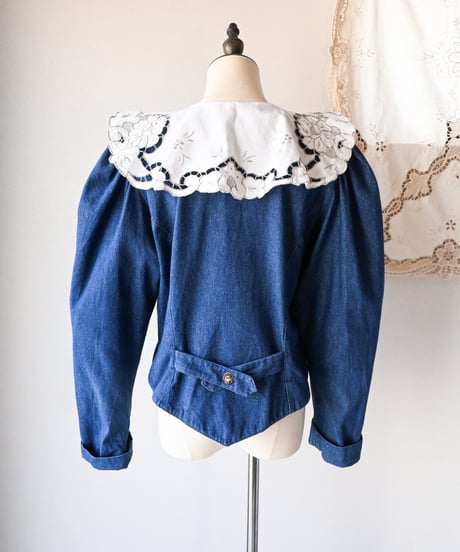 【Seek an nur】Tyrolean Denim Trachten Jacket