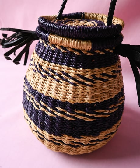 【tiny yearn】Bolga Pot Woven Craft Basket