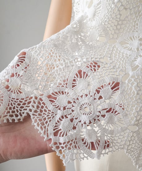 【Seek an nur】Vintage cotton crochet cami