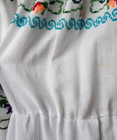 【Seek an nur】Romanian Vintage Embroidered Dress