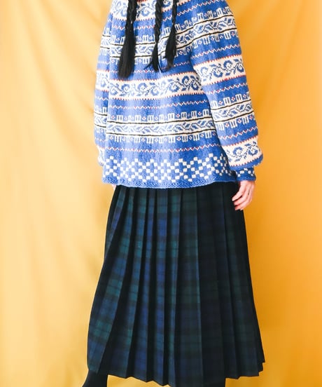 【tiny yearn】Nordic Jacquard Over Cardigan