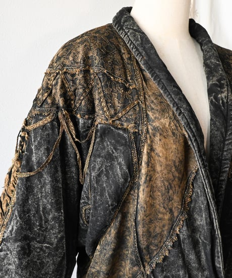 【Seek an nur】Design Chemical Denim Over Jacket