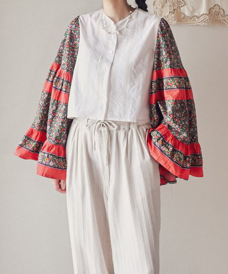 【curoam】Vintage Skirt Reworked Blouse