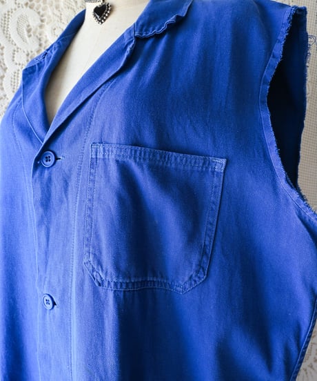 【Seek an nur】⁡Euro Work Cutoff Vest