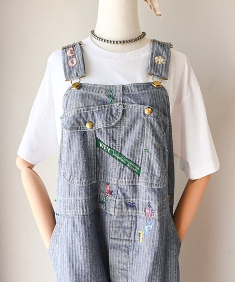 【curoam】Key Industries Herringbone Overalls