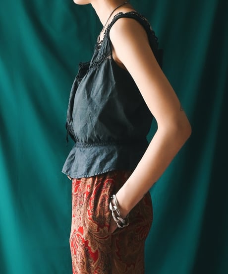 【Seek an nur】French Antique Night Blouse