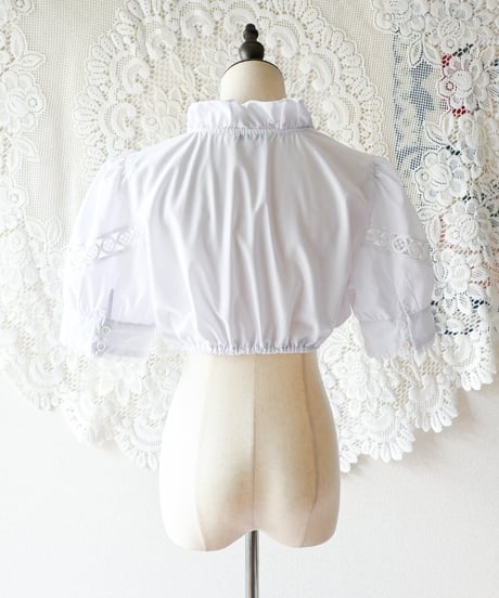 【Seek an nur】Euro Cropped Puff Dirndl Blouse