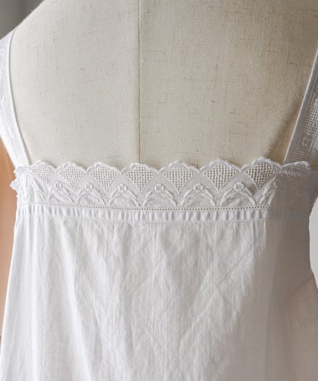 【Seek an nur】1920-40's antique cotton night dress