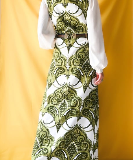 【tiny yearn】1960-70's USA Maxi Dress